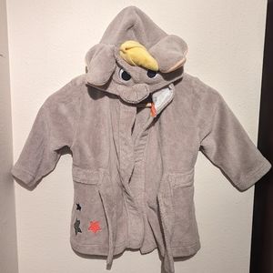 Dumbo robe 2t with hood and belt in great condition